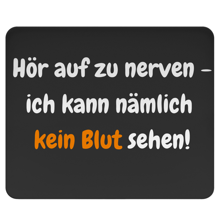 Mousepad für zarte Gewalttäter