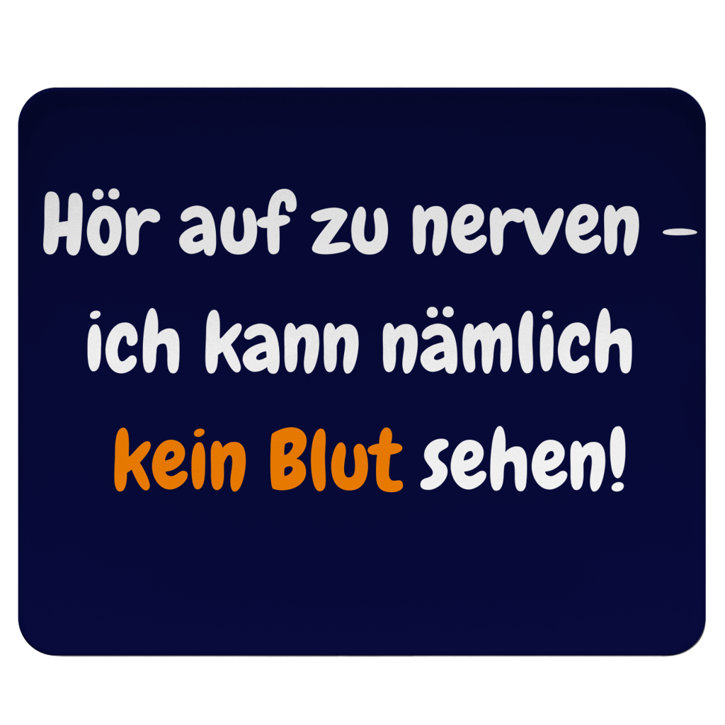 Mousepad für zarte Gewalttäter