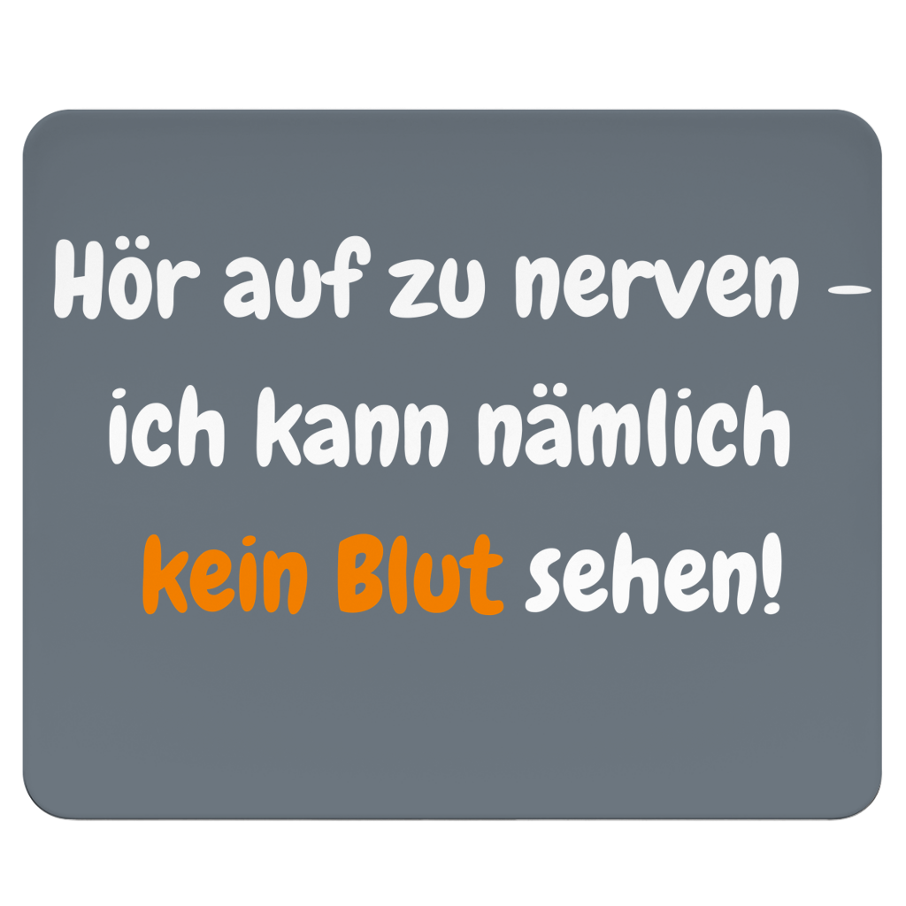 Mousepad für zarte Gewalttäter