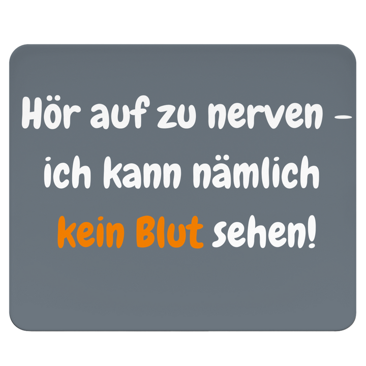 Mousepad für zarte Gewalttäter