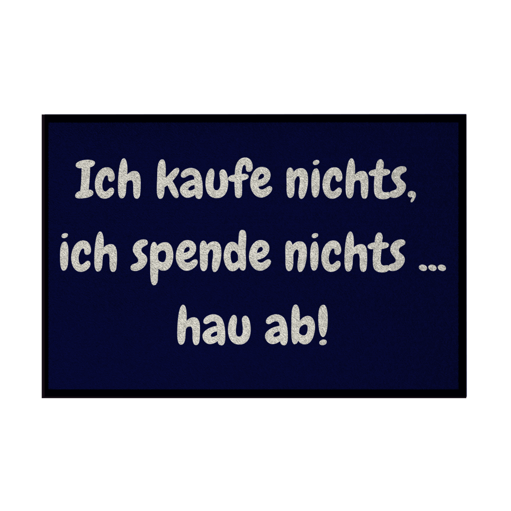 Kein Kauf, keine Spende, kein Glück