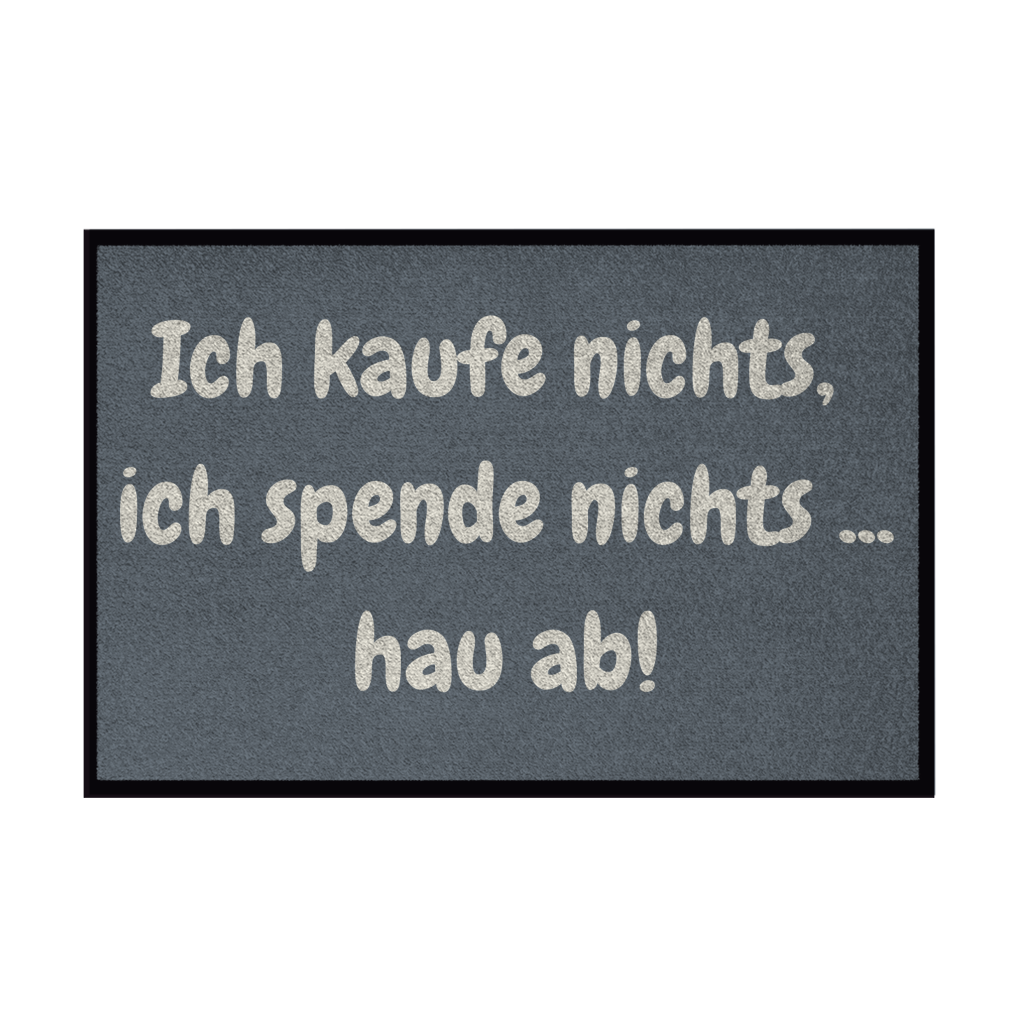 Kein Kauf, keine Spende, kein Glück