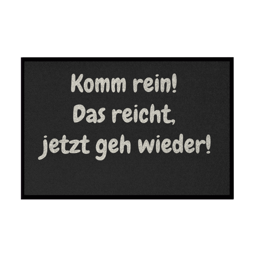 Rein und schnell wieder raus!
