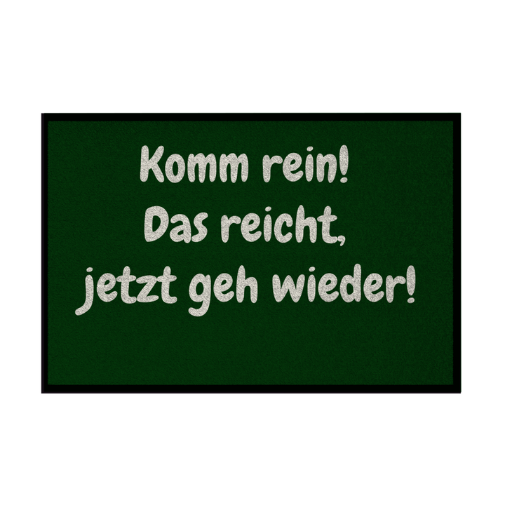 Rein und schnell wieder raus!