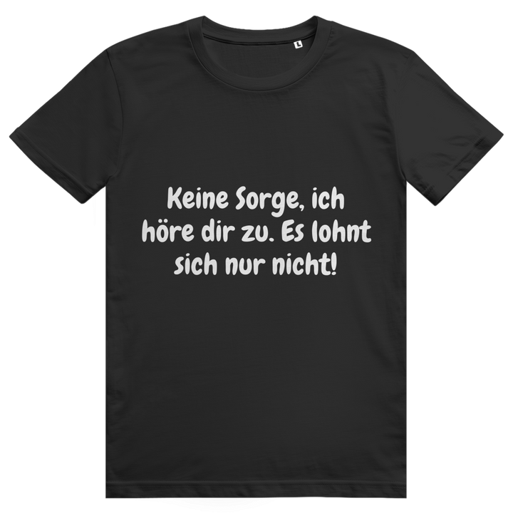 Ich höre. Leider.