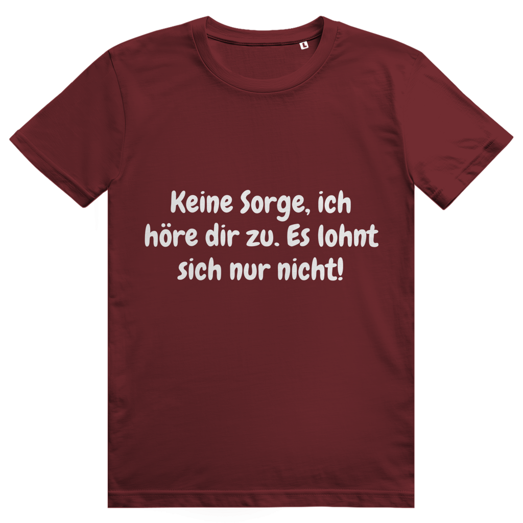 Ich höre. Leider.
