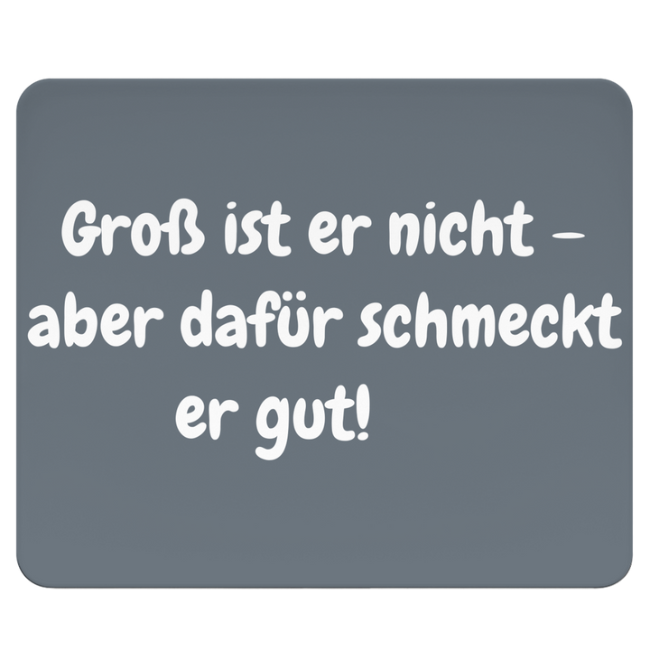 Klein, aber offenbar überzeugend