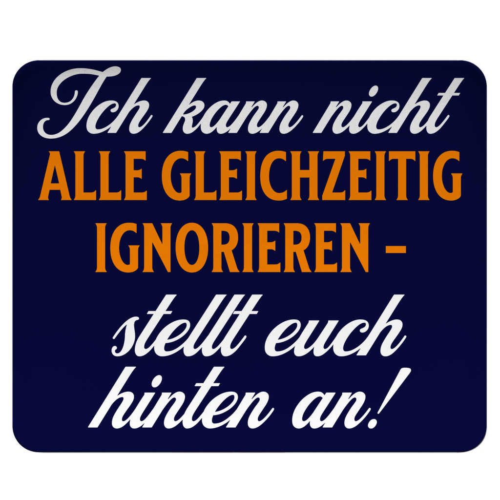 Bitte Ruhe – ich ignoriere