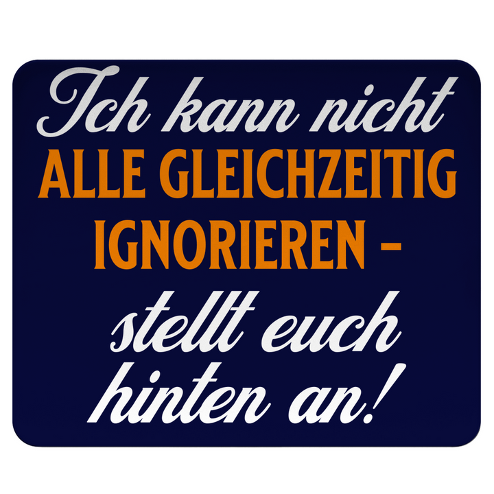 Bitte Ruhe – ich ignoriere