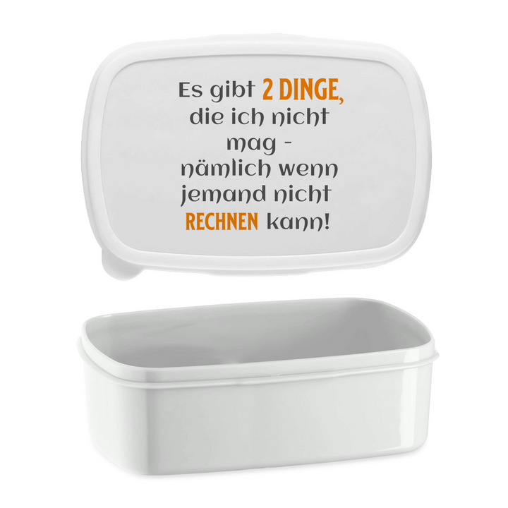 Lunchbox mit Rechenfehler
