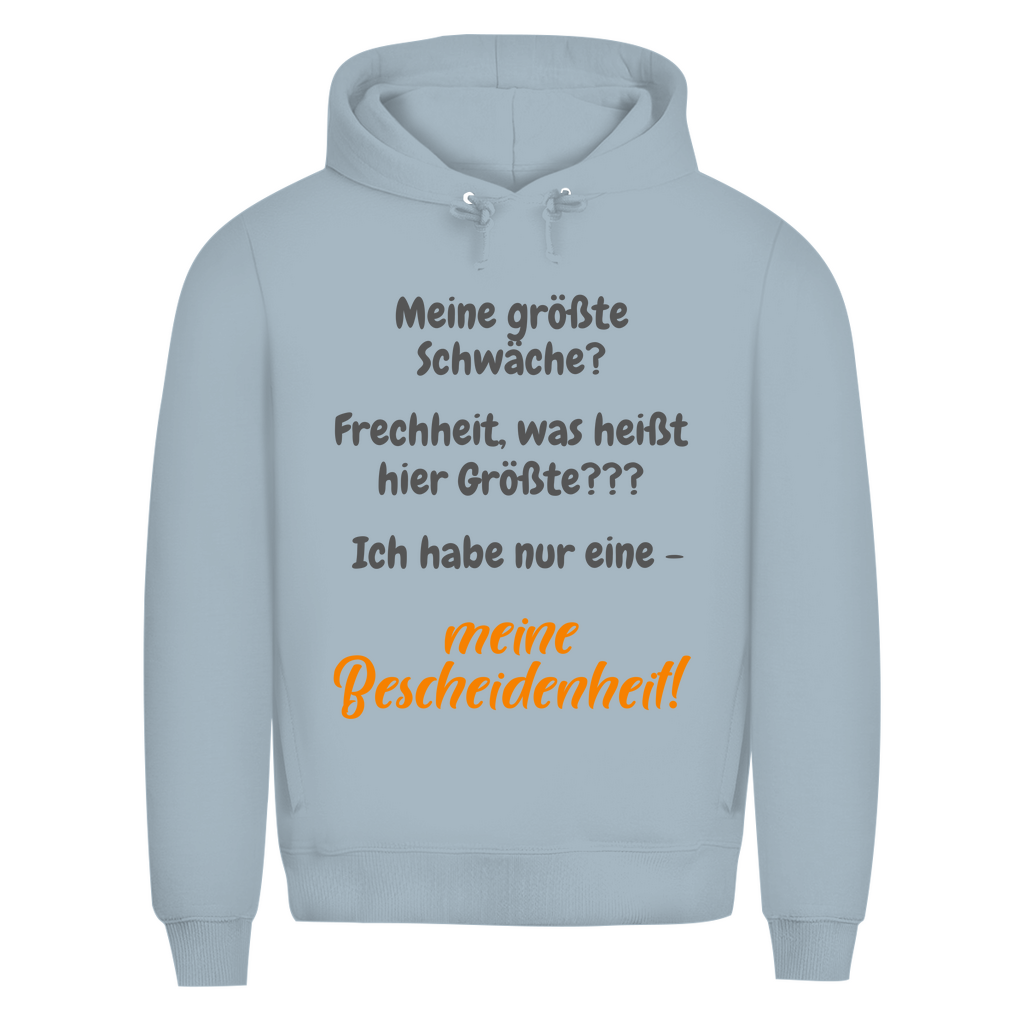 Ich bin zu bescheiden. Fakt.