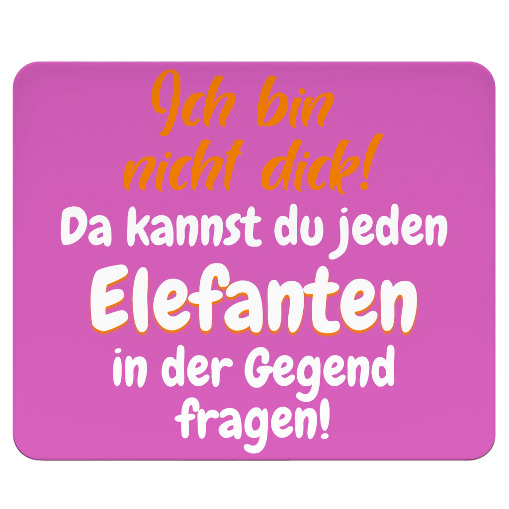 Elefanten-Alibi: Ich bin nicht dick