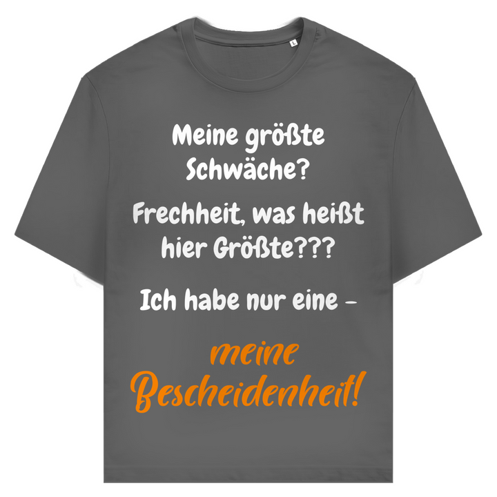 Größte Schwäche? Bescheidenheit.
