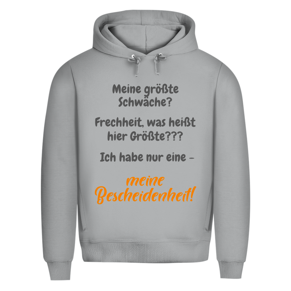 Ich bin zu bescheiden. Fakt.