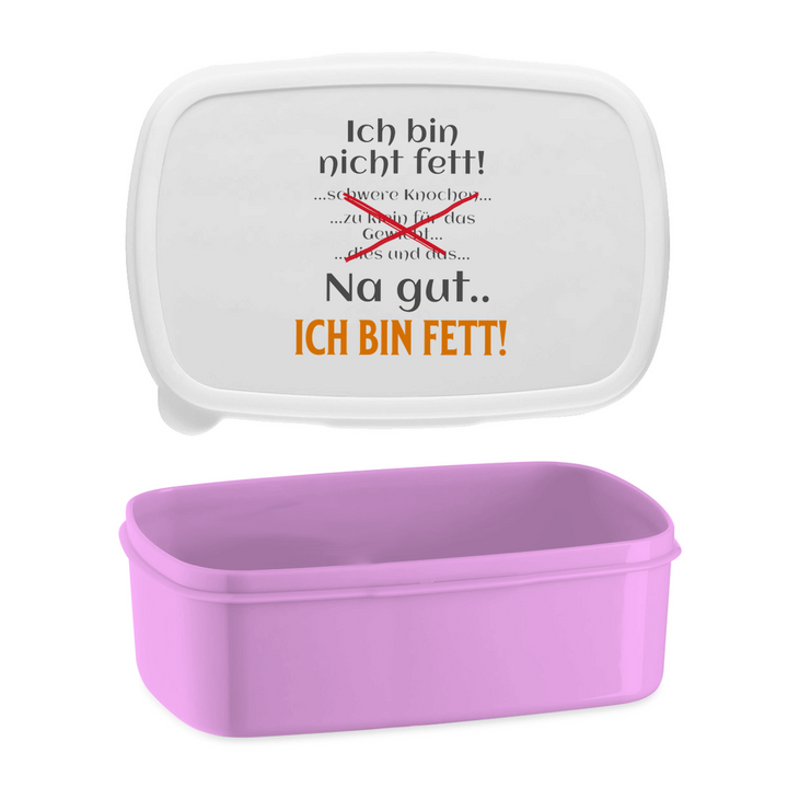 Na gut… ich bin fett!