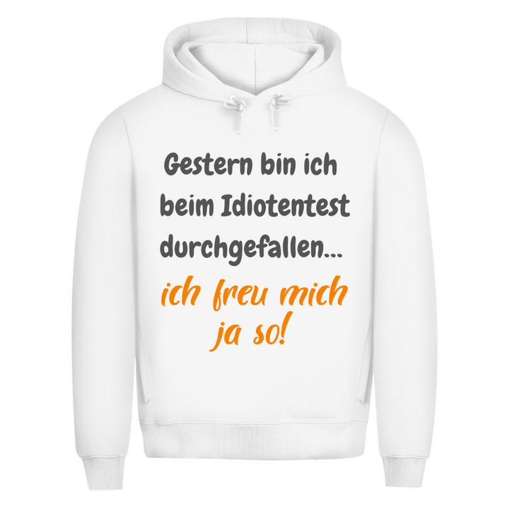 Dümmlich, glücklich, gut gelaunt