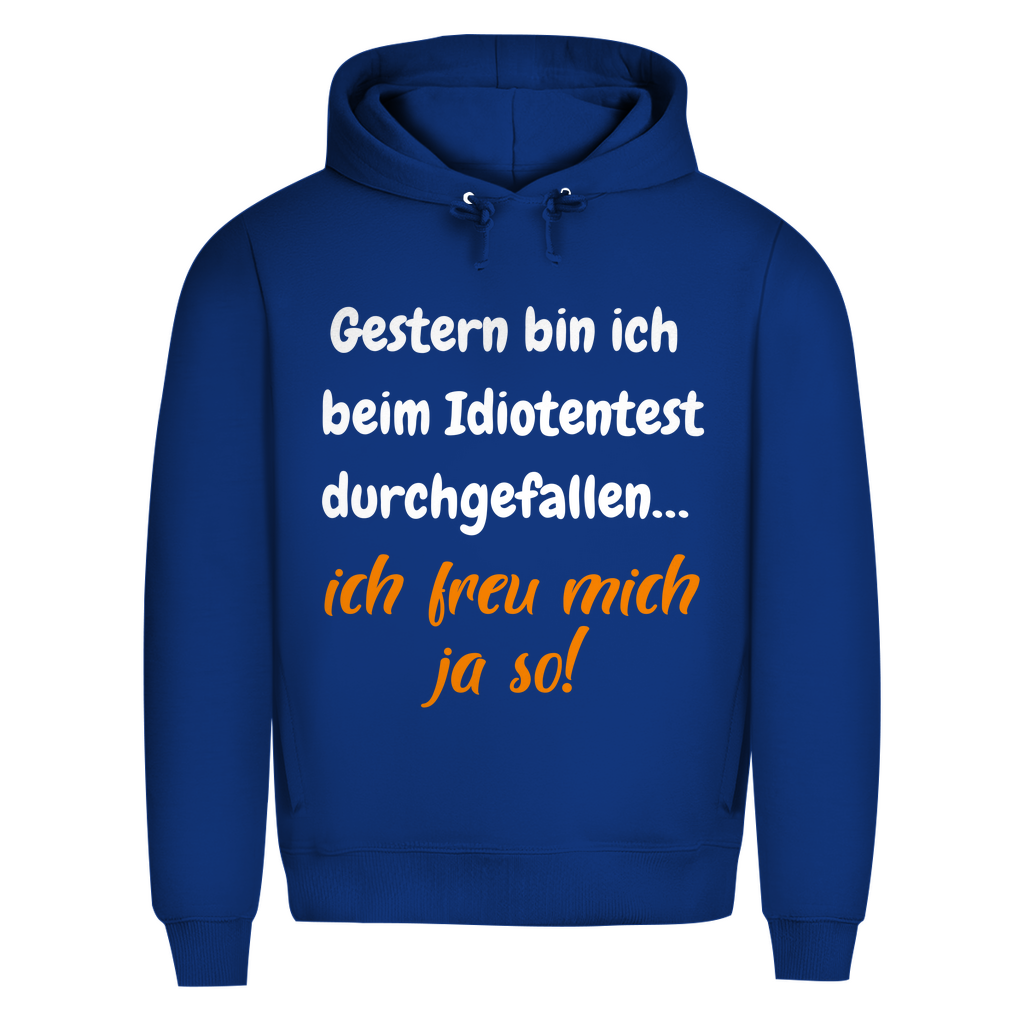 Dümmlich, glücklich, gut gelaunt