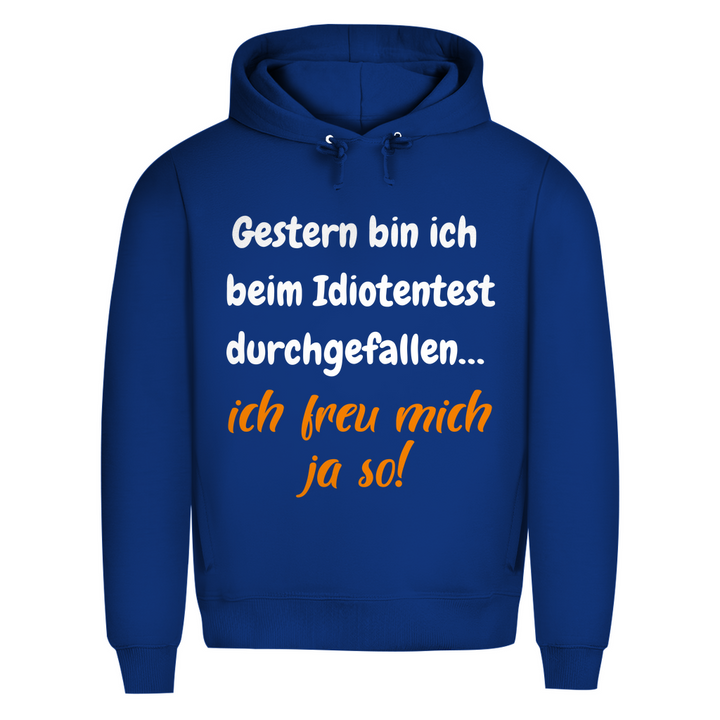 Dümmlich, glücklich, gut gelaunt