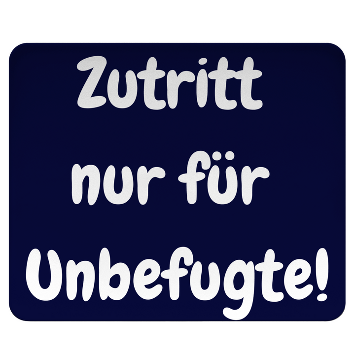 Hier dürfen nur die Falschen rein