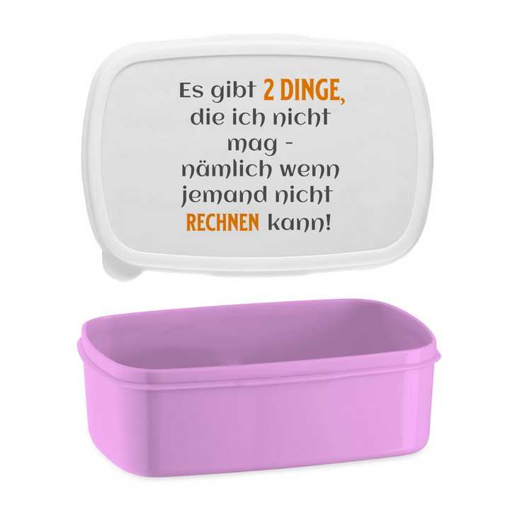 Lunchbox mit Rechenfehler