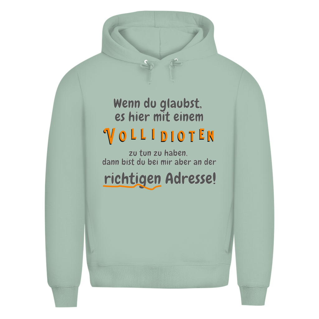 Vollidiot – aber ehrlich