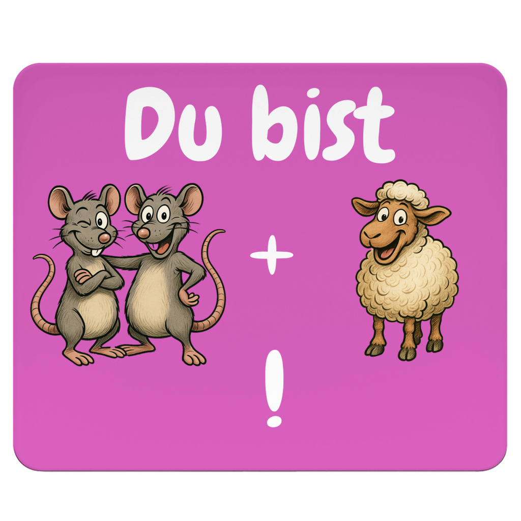 Zwei Ratten + ein Schaf = DU