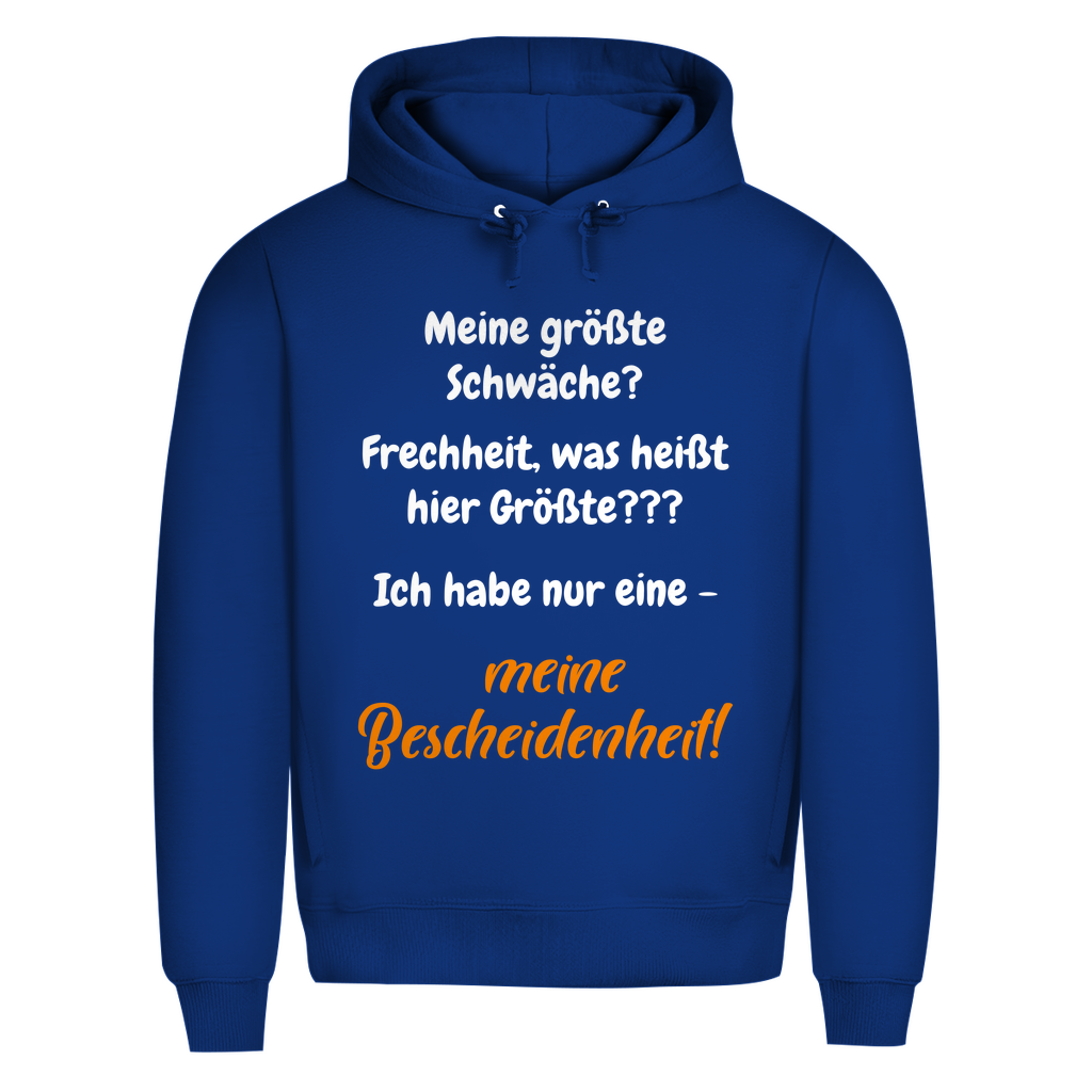 Ich bin zu bescheiden. Fakt.