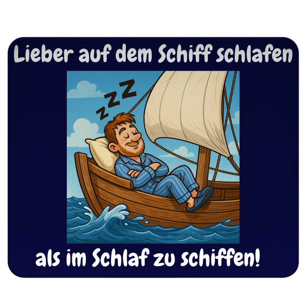 Schlafend auf hoher See