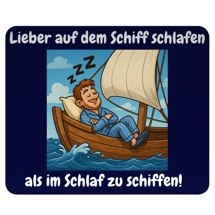 Schlafend auf hoher See