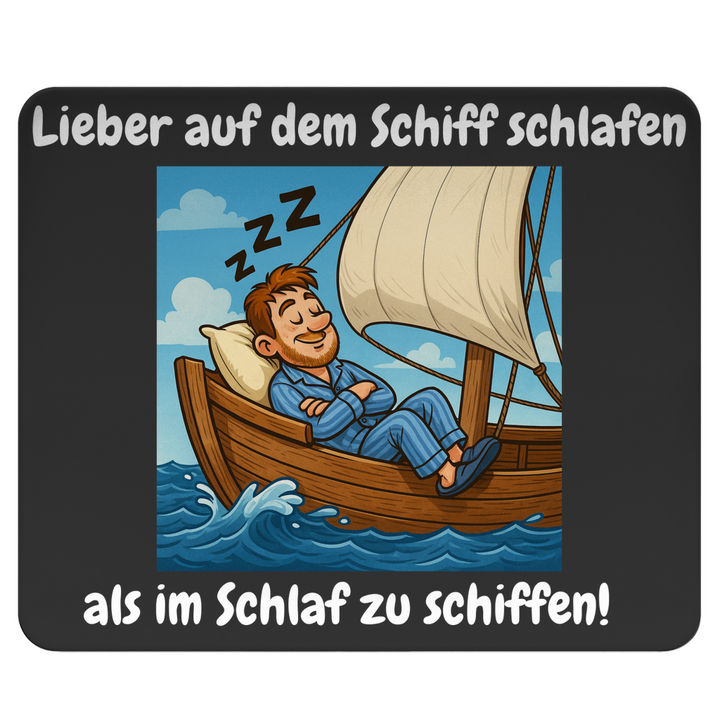 Schlafend auf hoher See
