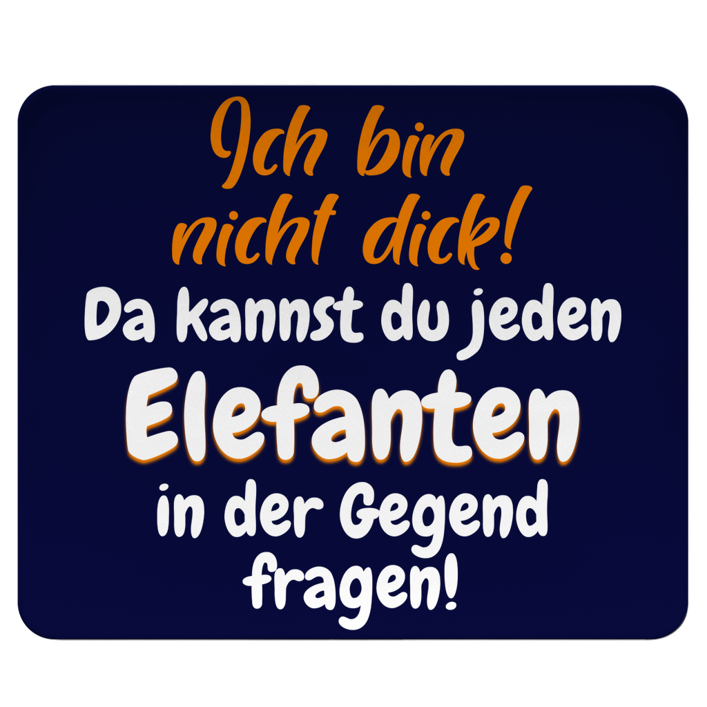 Elefanten-Alibi: Ich bin nicht dick