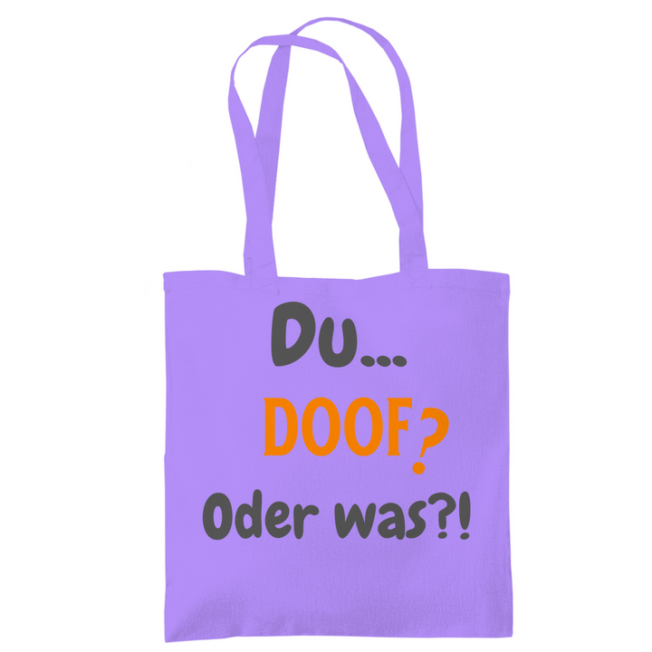 Kurze Frage: doof?
