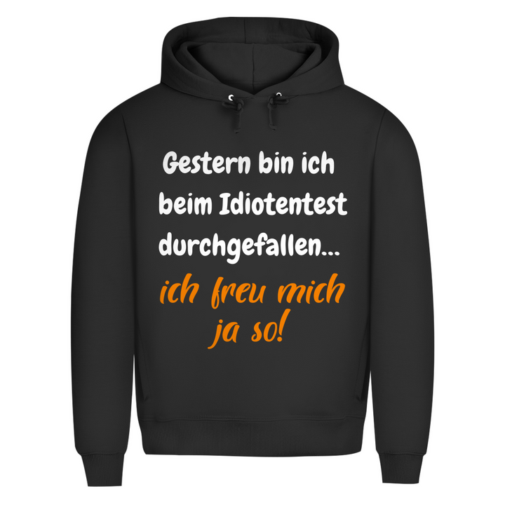 Dümmlich, glücklich, gut gelaunt