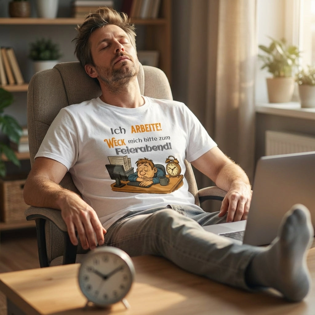 Der frühe Feierabend fängt den Witz