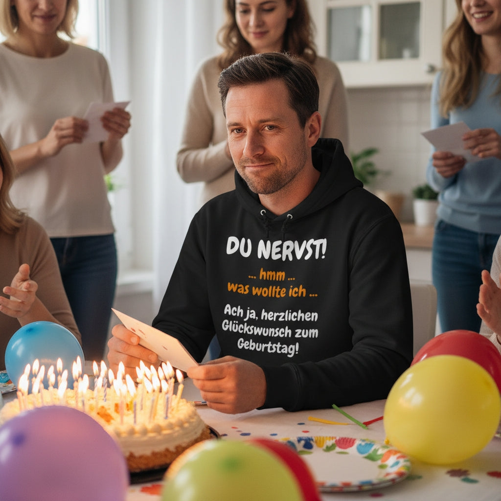 Herzlichen Glückwunsch, du Nervensäge