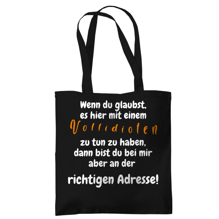 Vollidiot? Hier richtig