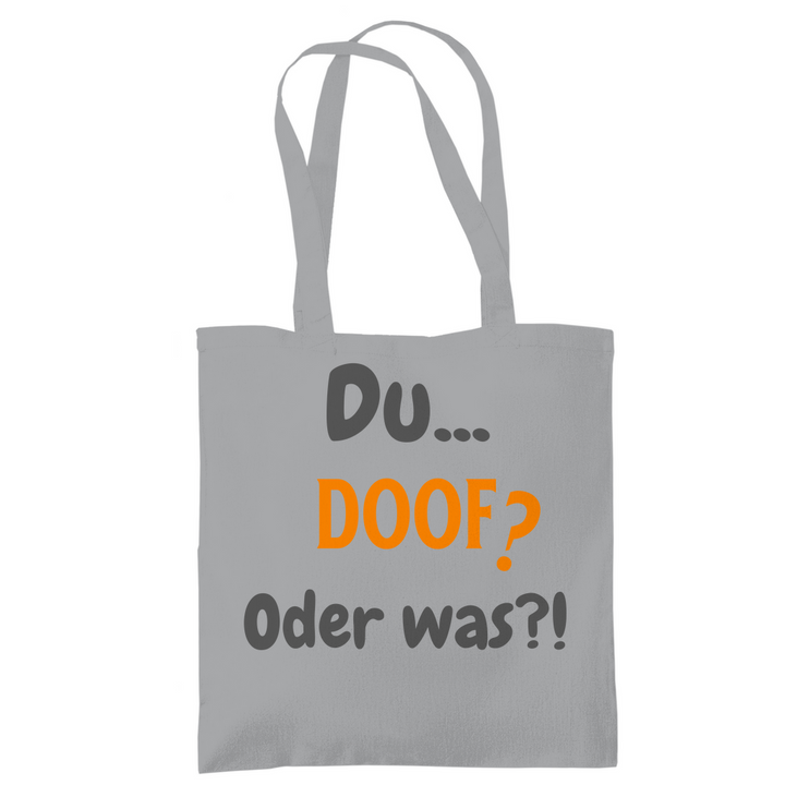 Kurze Frage: doof?