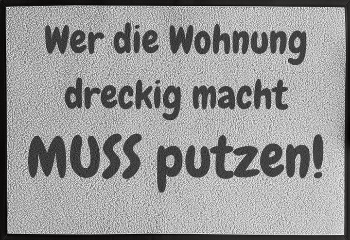 Hausregel: Wer’s versaut, putzt