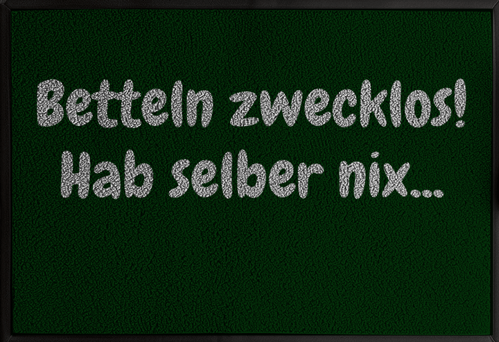 Heute pleite. Morgen auch