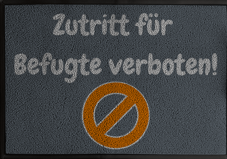 Offizielle Verbotszone für Befugte