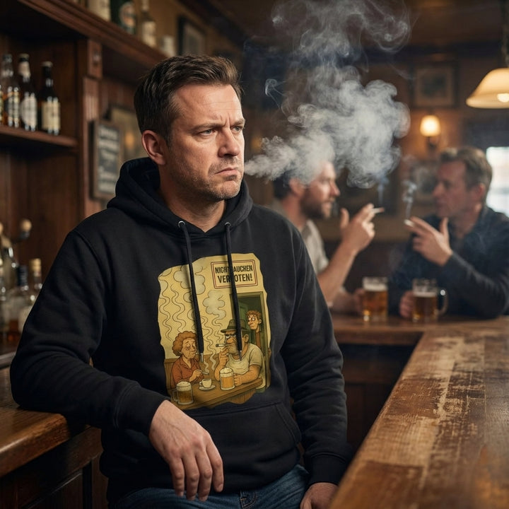 Hier wird gequalmt, Punkt.