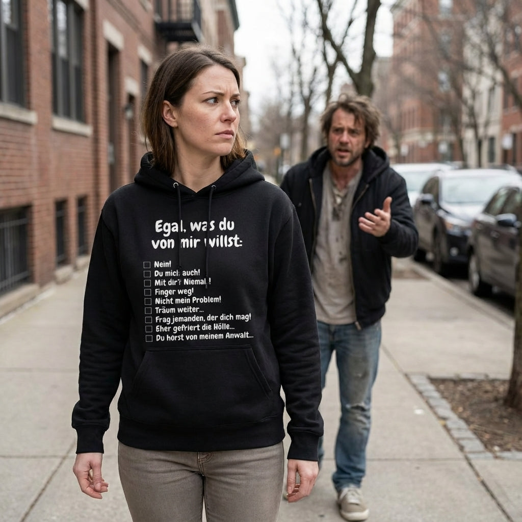 Hoodie für Menschenallergiker