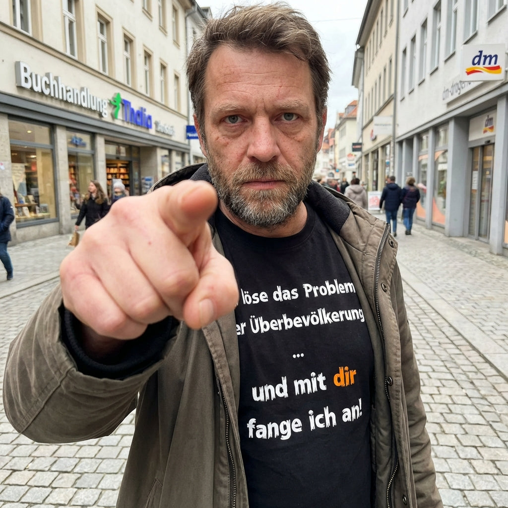 Weniger Mensch, mehr Frieden